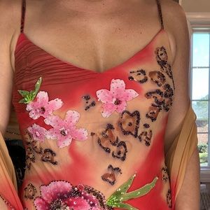 Evening dress with Shaw